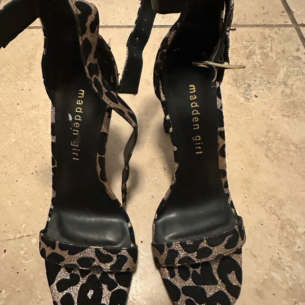 Brand new Madden Girl Black and Brown Stiletto Heels